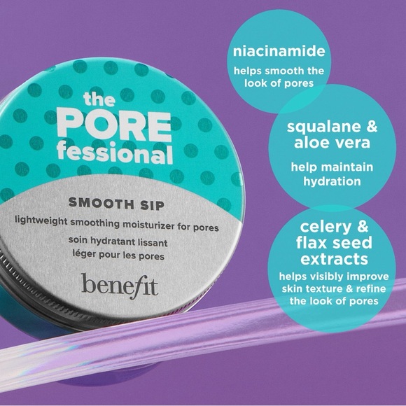 🤍2 for $75🤍 benefit - smooth sip lightweight smoothing moisturizer - Picture 5 of 7